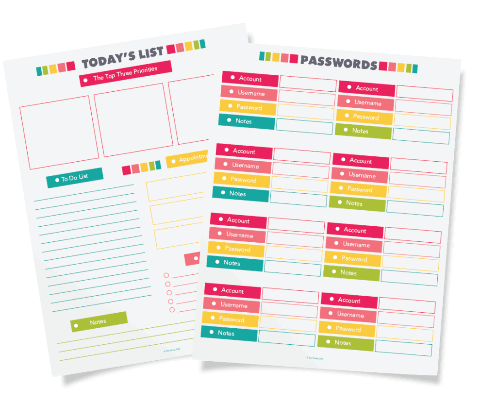 Free Planner Printables: How To Organize Your Whole Life With A DIY ...