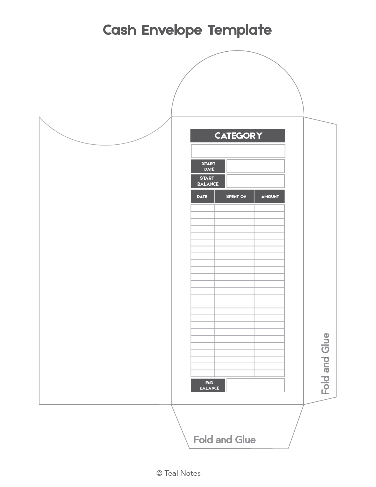 FREE Cash Envelope Template This Is How You Use A Cash Budgeting 