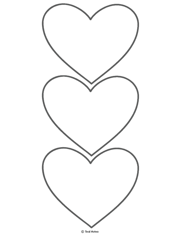 Heart Template Free Printable Heart Cut Out Stencils And Coloring Page
