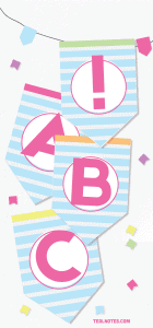 Printable Banner: How To Make Your Own Banner (FREE Template)