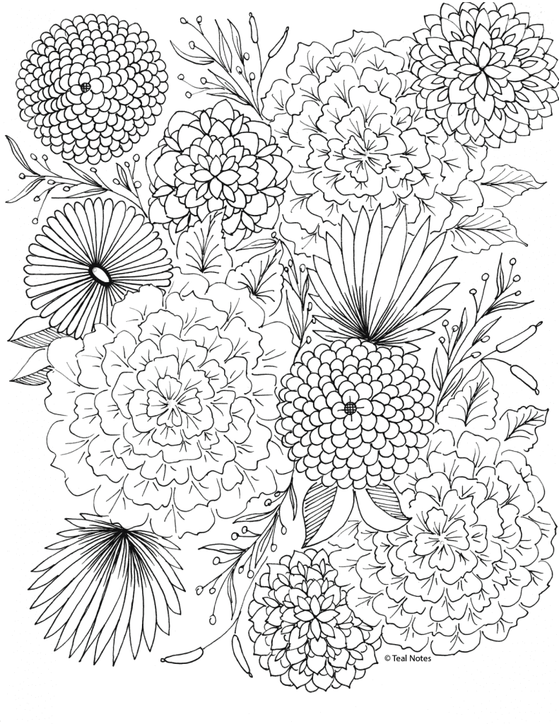 25 Printable Adult Coloring Pages You Can Print And Color (For Free!)