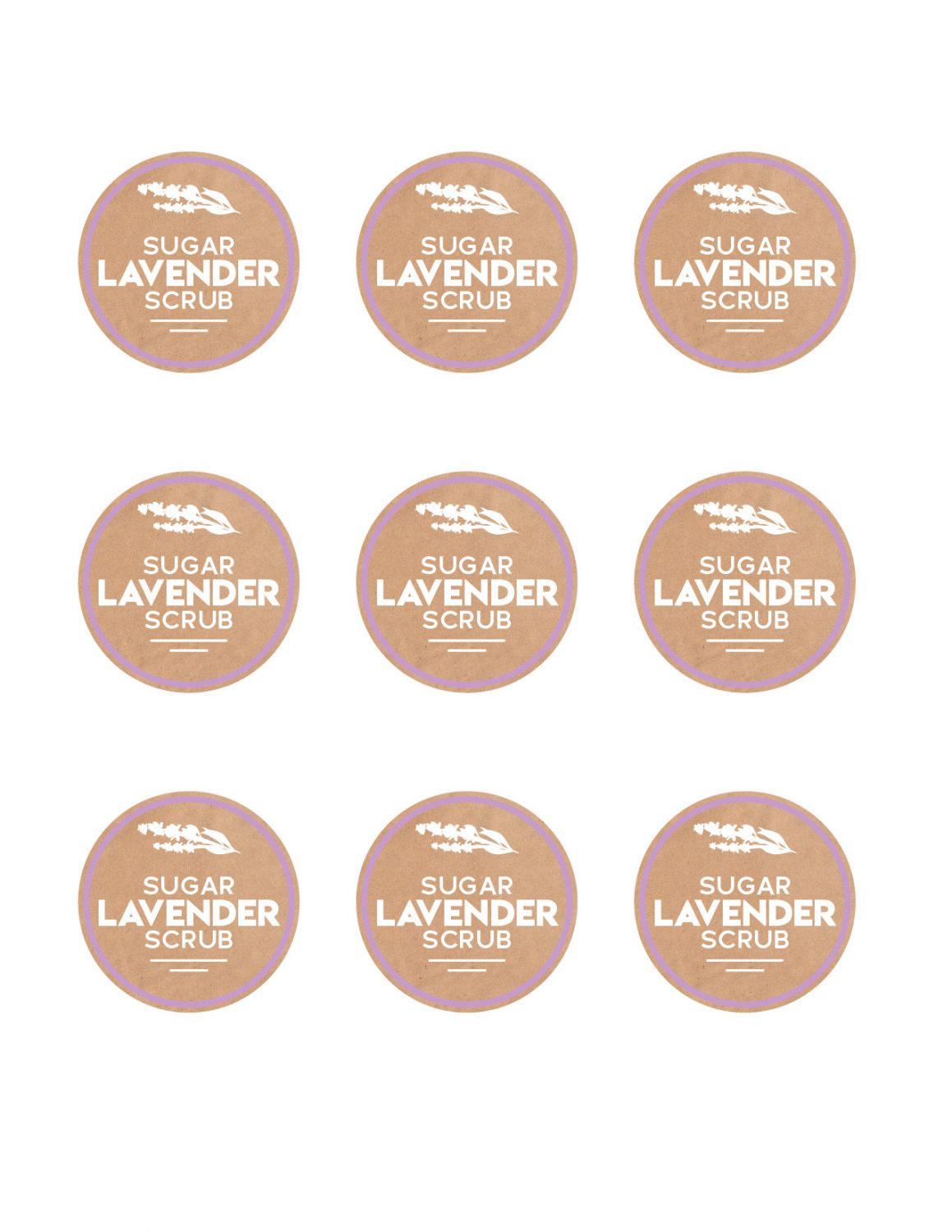 Lavender Sugar Scrub