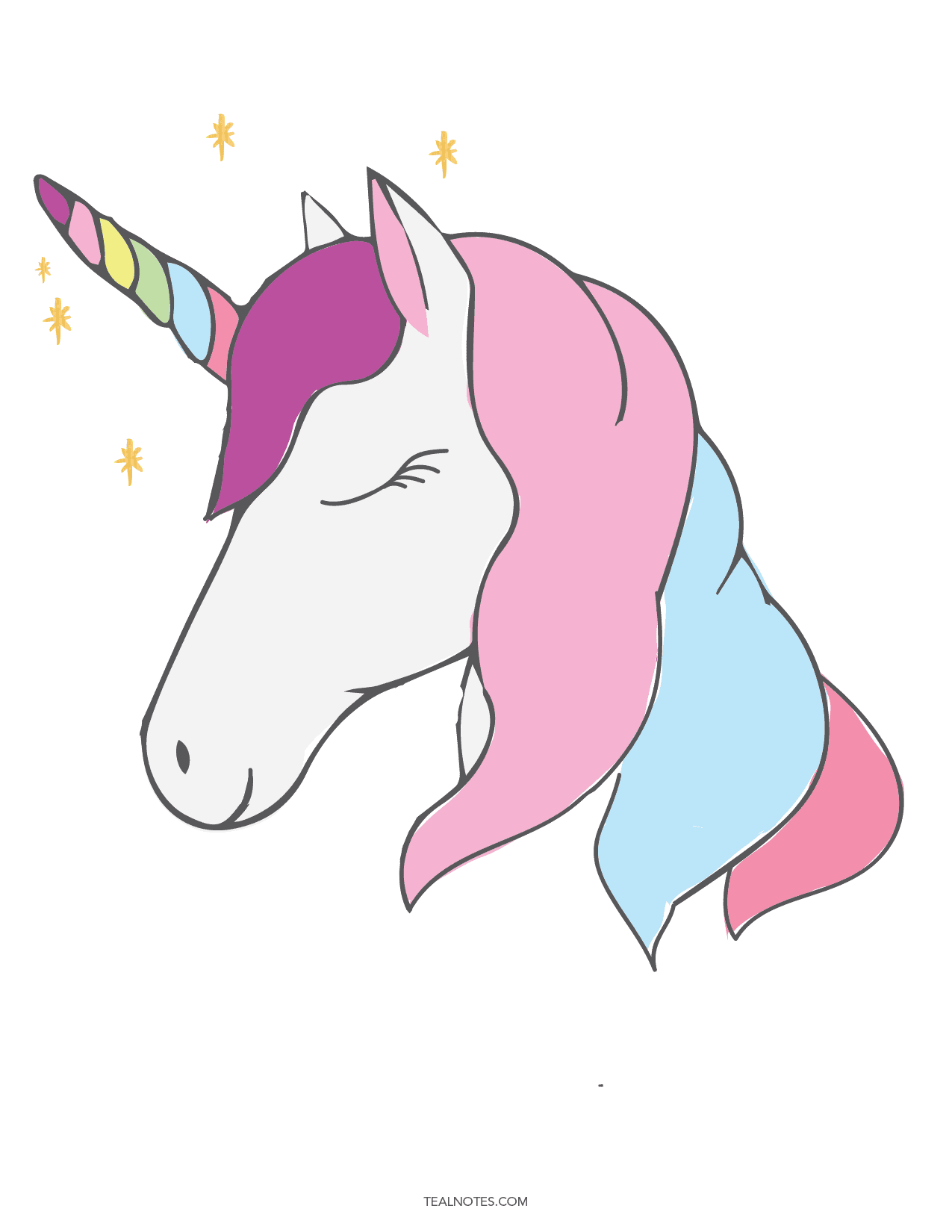 Unicorn Templates: 17+ Free Unicorn Printables For Your Next Craft Project