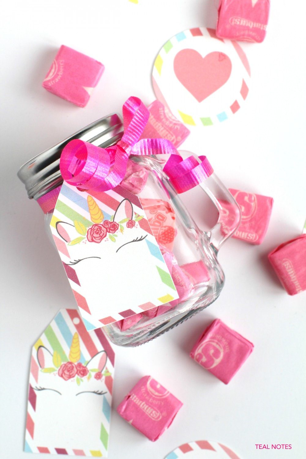 Unicorn Party Favors With Free Printable Tags