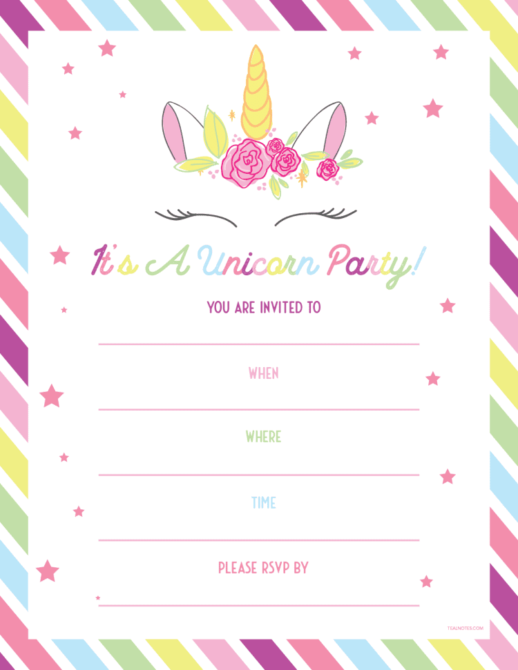 Unicorn Templates: 17+ Free Unicorn Printables For Your Next Craft Project