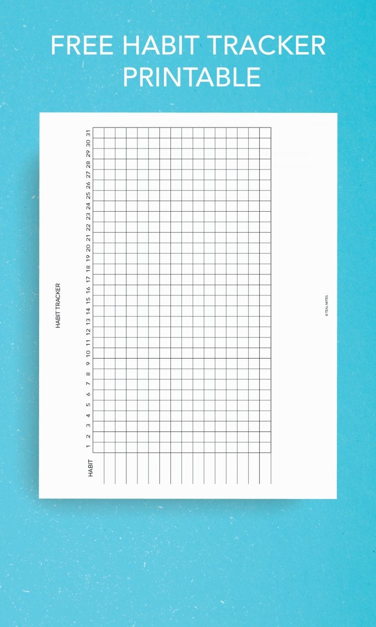 Free Printable Habit Tracker Charlotte Mason