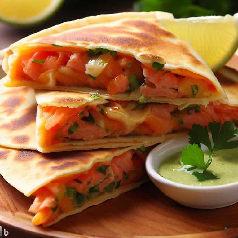 Irresistible Salmon Quesadillas (A Flavorful Delight That Transforms Meals)