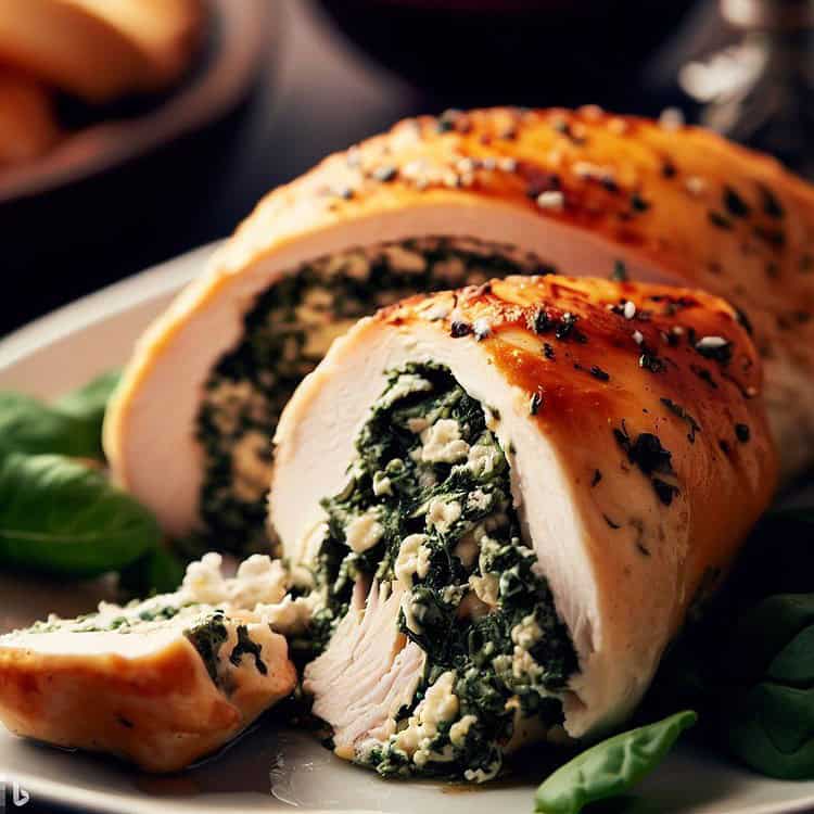 Delicious Spinach And Feta Stuffed Chicken Breast Recipe (Elevate Your