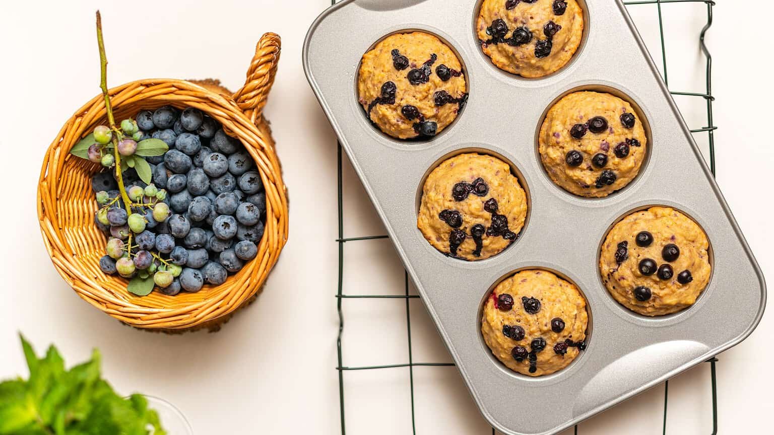 Healthy Blueberry Oatmeal Muffins (Bake Your Way To Happiness)