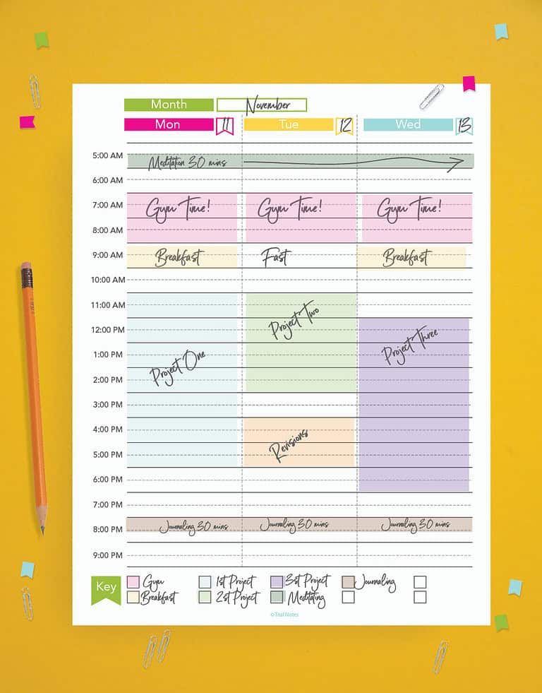 Work Activity Planner 50 Productivity Ideas for Using a Work Planner Effectively